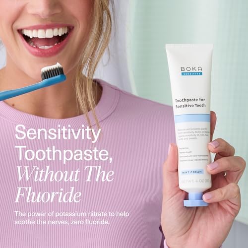 Boka Sensitive Toothpaste - Fluoride Free Nano Hydroxyapatite Toothpaste
