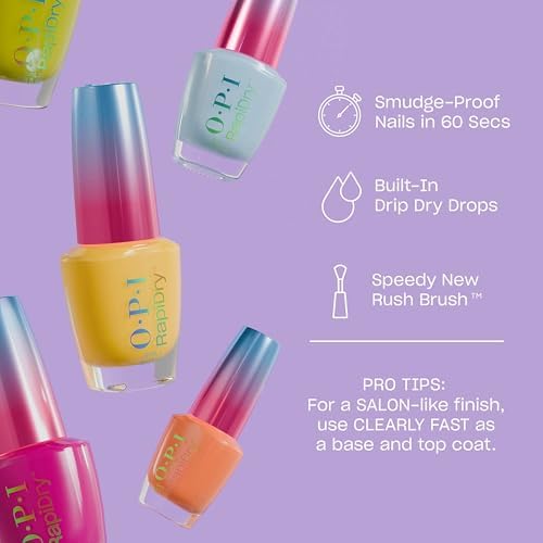 OPI RapiDry Quick Dry Nail Polish | Crème & Shimmer Finishes