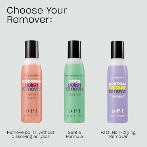 OPI Correct Clean Up | Refillable Nail Polish Remover Corrector Pen | Gentle & Non-Drying Formula | Includes Replacement Tip | 0.13 fl oz