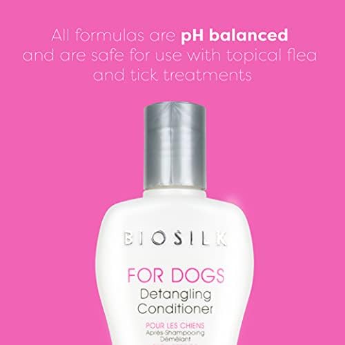 BioSilk for Dogs Silk Therapy Detangling Conditioner, 12 Fl Oz