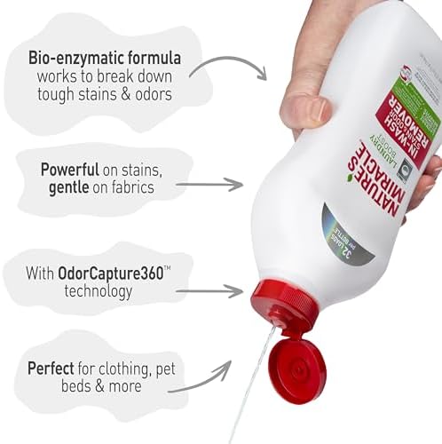 Nature's Miracle Laundry Boost In-Wash Pet Stain & Odor Remover, 32 oz