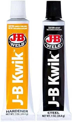 J-B Weld 8276 KwikWeld Quick Setting Steel Reinforced Epoxy - Dark Grey 2 oz