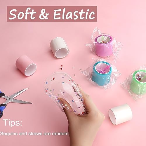 Nano Tape for Bubble Kit 6 Pcs Colorful Double Sided