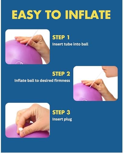 ProBody Pilates Ball Small — 9 Inch Small Yoga Ball