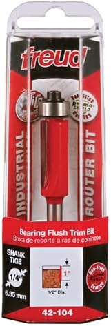 Freud 42-104: 1/2" (Dia.) Bearing Flush Trim Bit