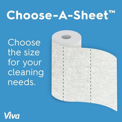 Viva Multi-Surface Cloth Paper Towels, 12 Super Rolls, 81 Sheets per Roll