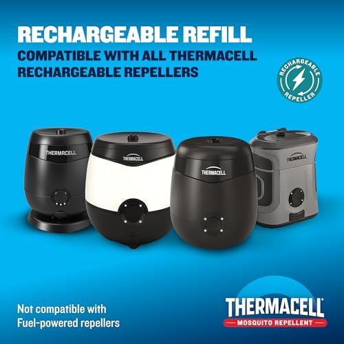 Thermacell E-ZoneGuard Mosquito Repellent Refill, 40-Hr, Rechargeable
