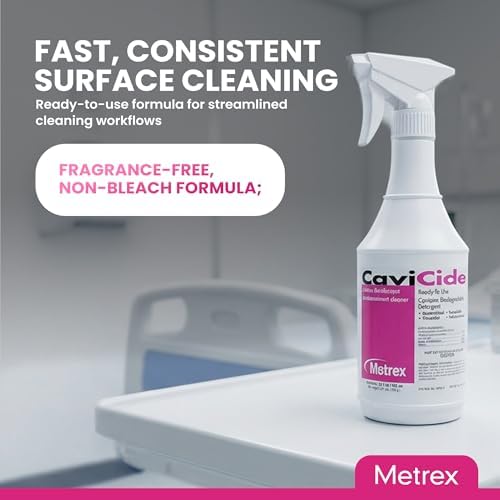 Metrex CaviCide Germicidal Surface Disinfectant Spray, 24 Oz Spray, 1 Count