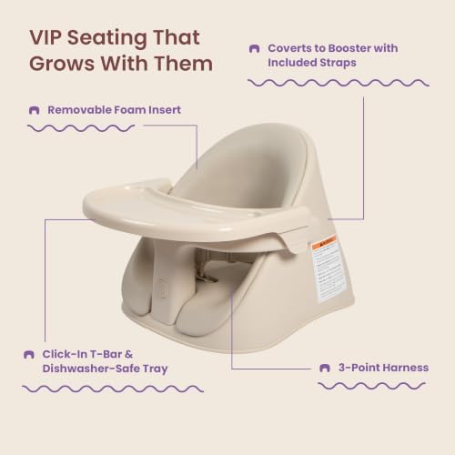 Boppy Proper Posture Floor & Booster Seat, Infant Seat & Washer-Safe Tray