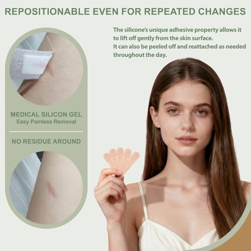 Hysimedy Silicone Bandages for Sensitive Skin 1x3 Inch Painless Removal