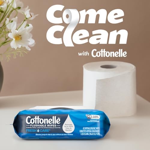 Cottonelle Ultra Clean Toilet Paper, 24 Family Mega Rolls=132 Regular Rolls
