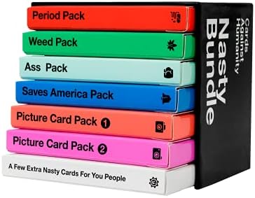 Nasty Bundle for Cards Against Humanity • 6 Extra Disgusting Themed Packs