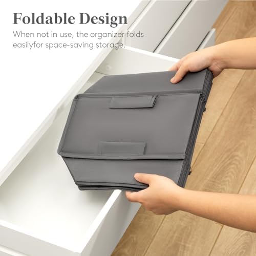 Lifewit 8 Section Hanging Shoe Storage Organizer for Closet Foldable, Gray
