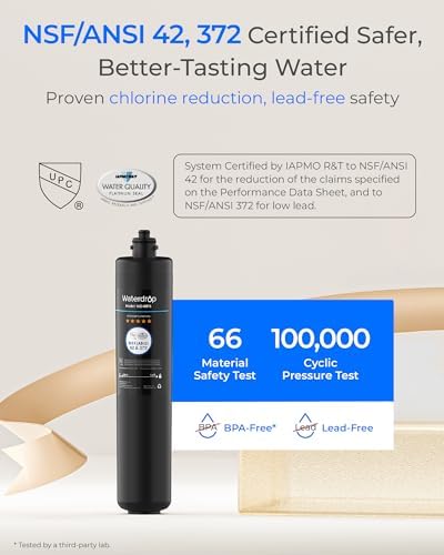 Waterdrop RF15 Water Filter Replacement for Waterdrop 15UA/15UB/15UC