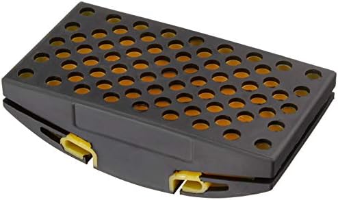 Amazon Basics 5.1" Rubber Sanding Block for Wet or Dry Sanding, Easy to Use, Black/Yellow