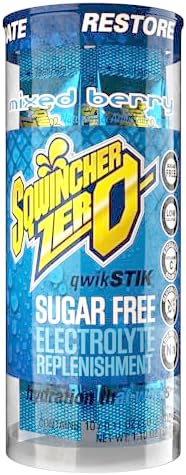 Sqwincher Qwik Stik, Sugar Free, Assorted Flavors, .11oz Packet, 200 Pack