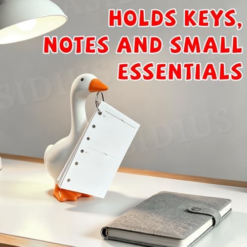 7 Inch Desk Goose Key Holder, Upgraded Magnetic Beak