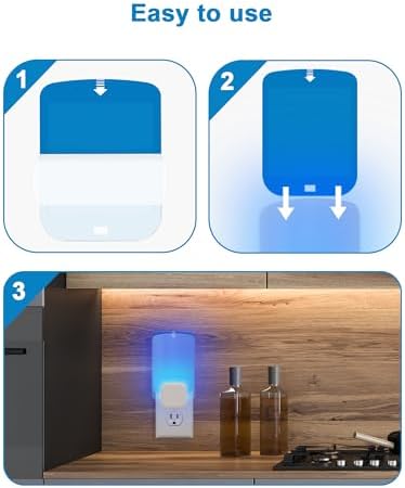 Shootingstar 10 Pcs Refill for STEM Blue Light Trap, Replacement Sticky Pads Compatible with Raid/Wondercide Flying Insect Light Trap Plug in