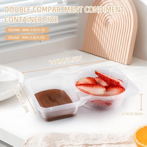 Reusable Snack Containers with Lids 20Pcs,Travel Snack Pack Boxes Camping