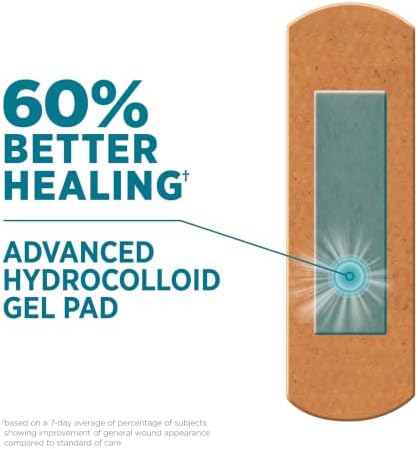 BAND-AID Brand Pro Heal Adhesive Bandages, All One Size, 10 Count