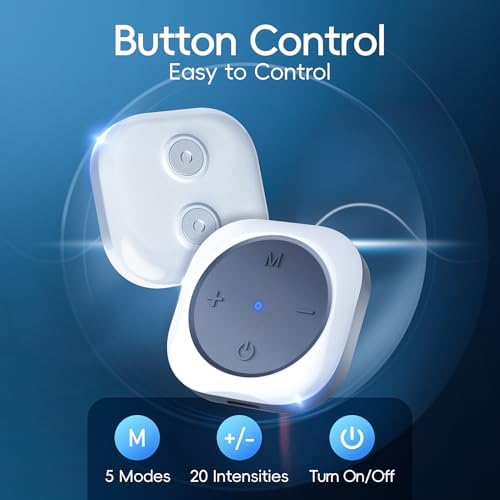 Comfytemp Wireless TENS Unit Muscle Stimulator for Pain Relief, App Control