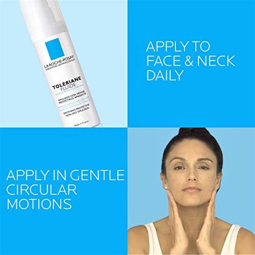 La Roche-Posay Toleriane Sensitive Fluide Face Moisturizer, with Glycerin