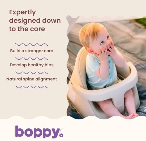 Boppy Proper Posture Floor & Booster Seat, Infant Seat & Washer-Safe Tray