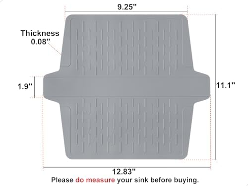 Sink Saddle, Kitchen Sink Mat, Divider Protector Mat, Silicone Protector