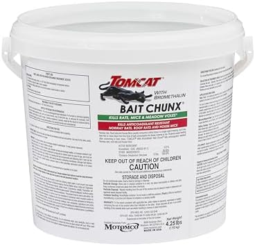 Tomcat with Bromethalin Bait Chunx Pail, 4.25 lbs.