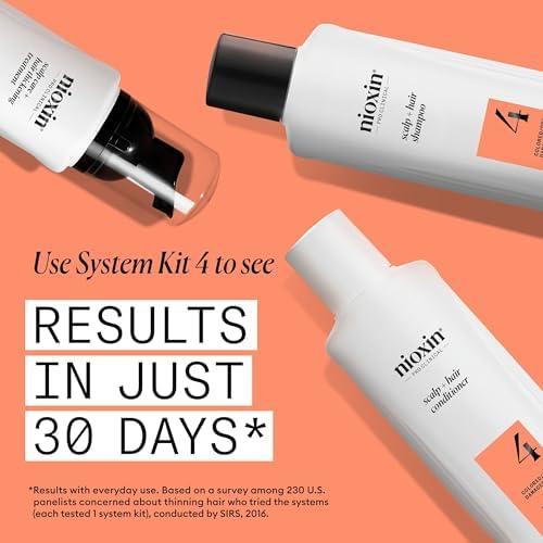 NIOXIN System 4 | Scalp Care | Thickening Shampoo | Colored Damaged Hair