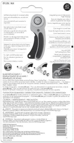 OLFA 45mm Ergonomic Squeeze-Handle Rotary Cutter (RTY-2/DX) - Auto-Retract