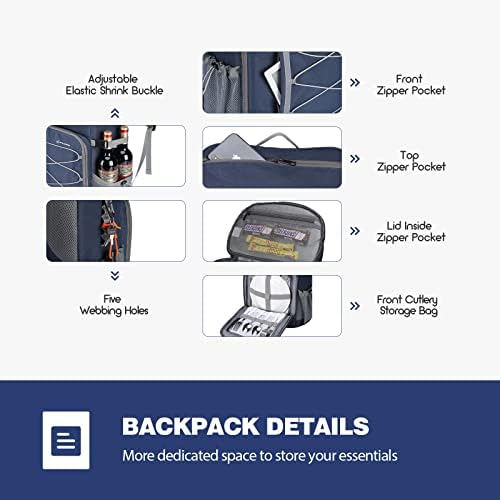 Maelstrom 35/50Can Insulated Cooler Backpack, Leakproof Soft Lunch Ice Bag