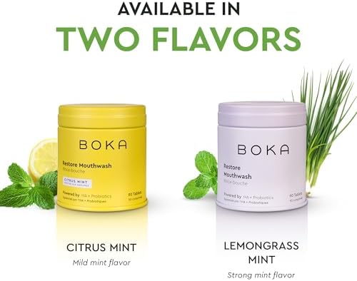 Boka Hydroxyapatite Mouthwash Tablets Mint Flavor 90-Count