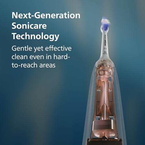Philips Sonicare 6500 Rechargeable Electric Toothbrush, 2 Brush Head, White