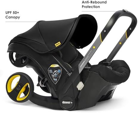 Doona Car Seat & Stroller, Nitro Black - All-in-One Travel System
