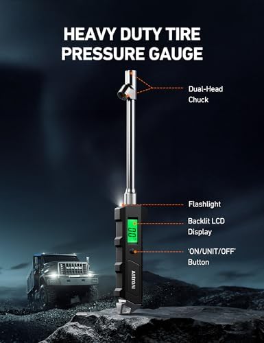 AstroAI Heavy Duty Digital Tire Pressure Gauge 0-230 PSI