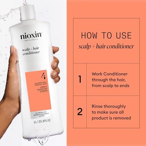 NIOXIN System 4 | Scalp Care | Thickening Conditioner | Colored Dry Hair