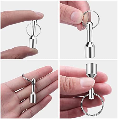 TRYMAG 4 PCS Magnet Key Chain Gold Testing Kit, Silver