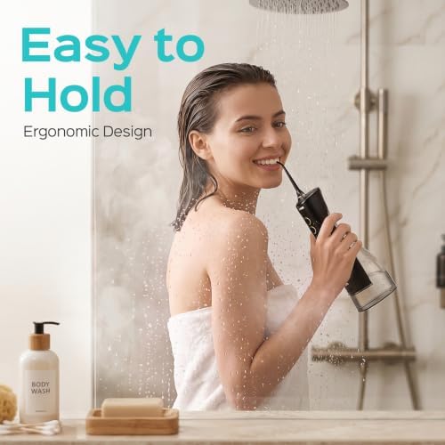 COSLUS ADA Accepted E40 Water Dental Flosser, 10 Pressure Levels Easy Use
