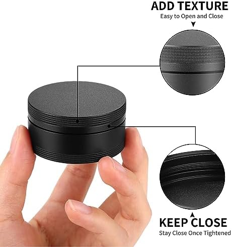 Portable Pill Case Pill Box Daily - Waterproof Single Metal Pill Organizer