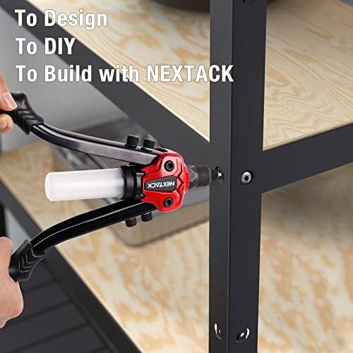 NEXTACK 1/4 Rivet Gun Kit NT300 w/ 350 Blind Pop Rivets