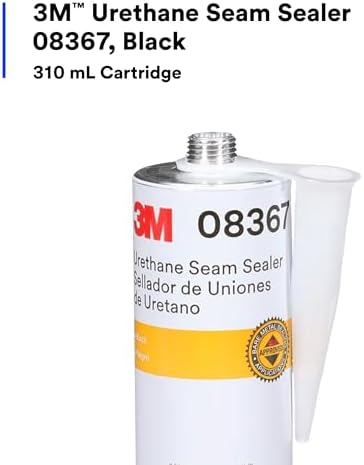 3M Urethane Seam Sealer, 08367, Black Color, 310 mL/10.5 fl oz Cartridge