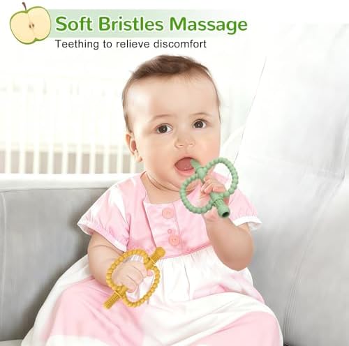 MISSLILI Baby Teething Toys for Babies 0-36 Months – Anti-Choking Design