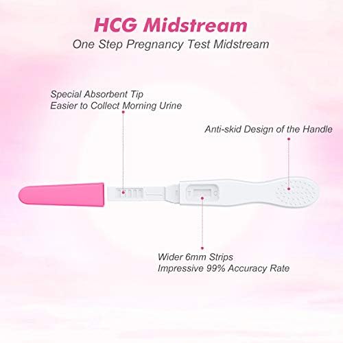 MomMed Midstream Pregnancy Test - Home Pregnancy Test – Early Detection Test, Incredibly Accurate – Super Fast Results – HCG Testing Kit - 6 Pack