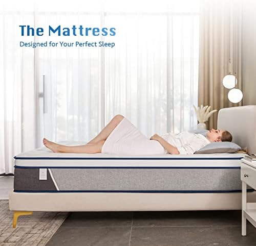 Full Size Mattress,10 inch Full Bed-in-Box, Comfort Cooling Sleep