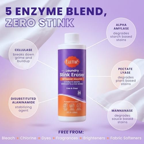 Lume Laundry Stink & Stain Eraser - Detergent & Sink Soak - 8oz, 2 pk