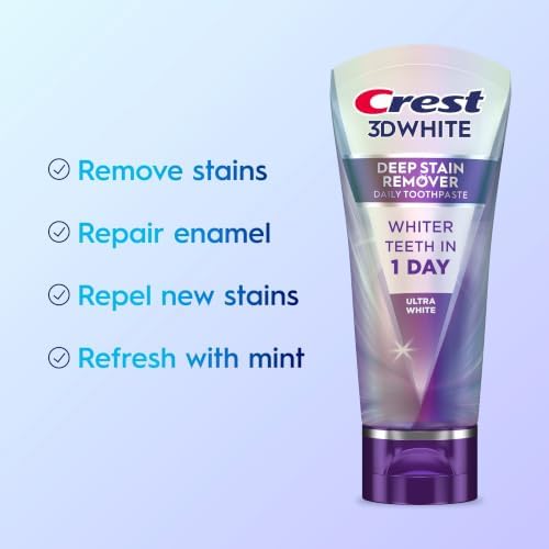 Crest 3DWhite Brilliance Deep Stain Remover Ultra White Toothpaste - 2.1oz