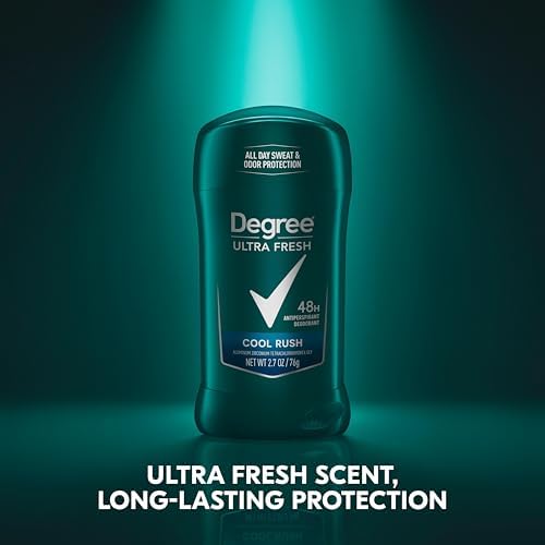 Degree Men Ultra Fresh Antiperspirant Stick 4 Pack Cool Rush 2.7 oz