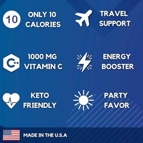 HydroMATE Hydration Electrolytes Packets with Caffeine Variety 30 Count