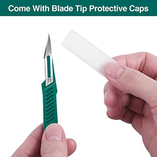 YixangDD 10 PCS Scalpel Blades with #11 Scalpels Surgical Blades